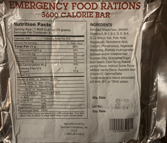 Emergency Ration Bars Reviews And Recommendations,Baby Back Ribs Temperature